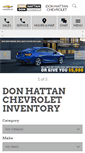 Mobile Screenshot of donhattanchevrolet.com